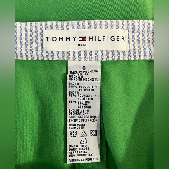 Tommy Hilfiger Golf skort Kelly Green Vintage - 8 - Picture 6 of 7